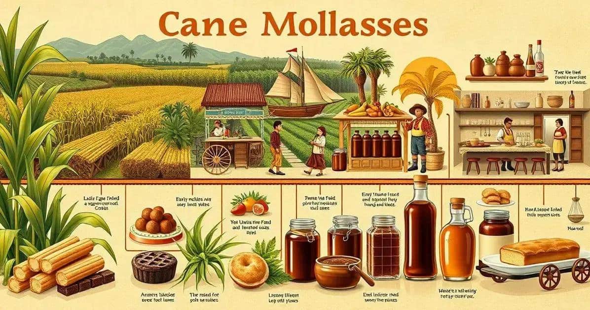 Histoire de la mélasse de canne