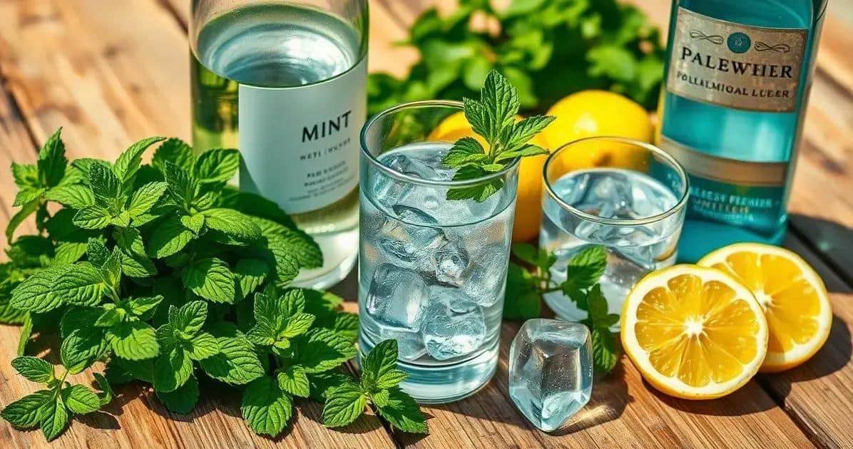 Ingrédients de la boisson à la liqueur de menthe