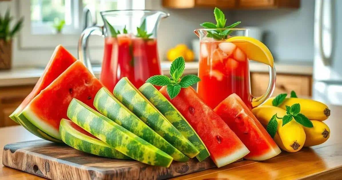 Ingrédients de la boisson à la pastèque