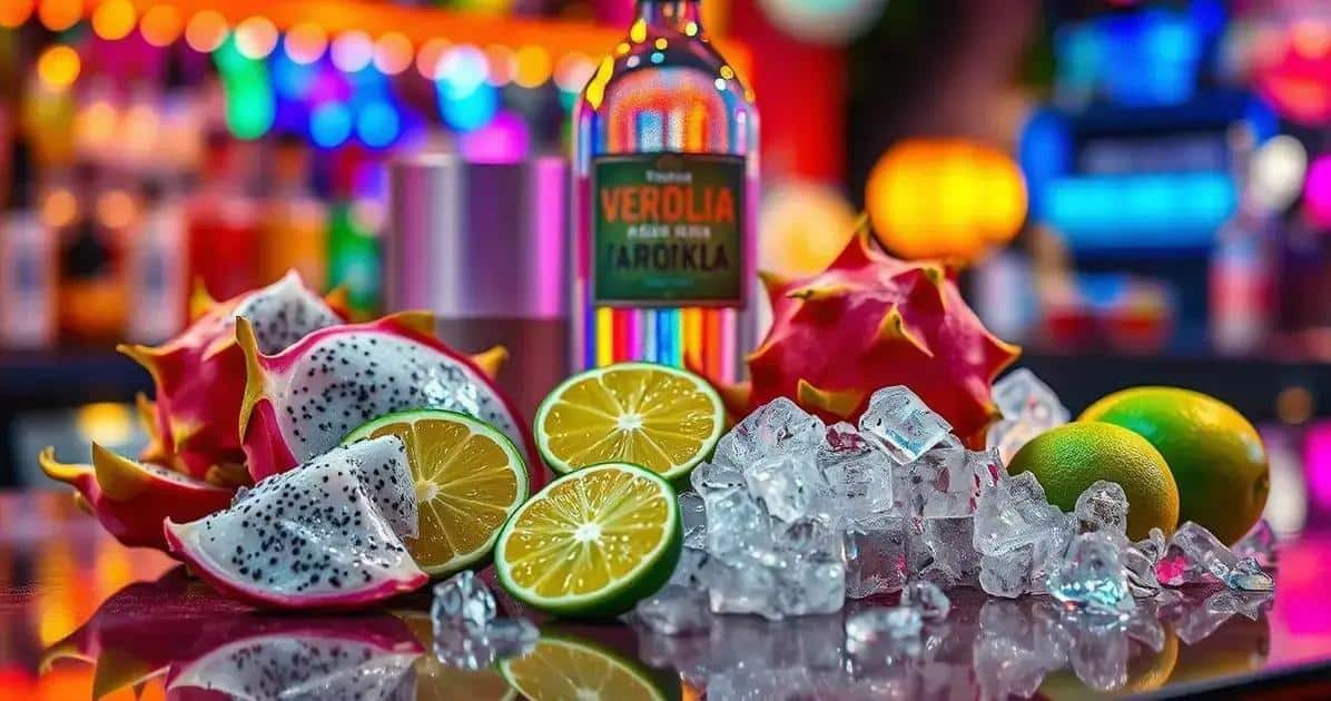 Ingrédients de la Caipiroska à la Pitaya Blanche