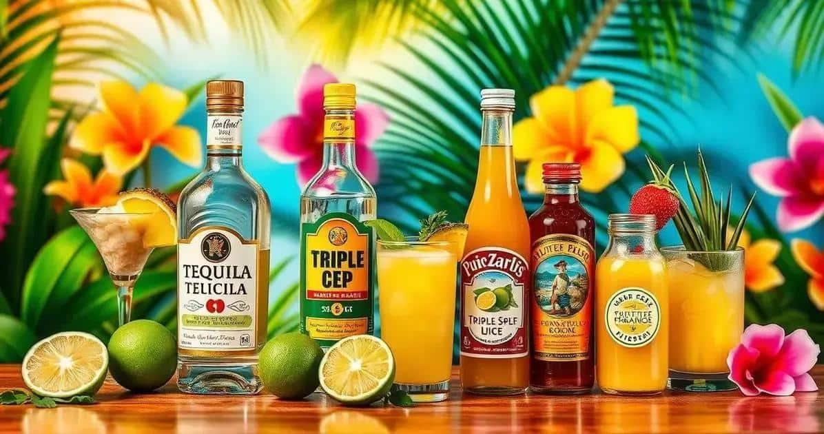 ingredients de la margarita avec ecume dananas - Best Blog Brasil - Os Blogs mais Incríveis da Web