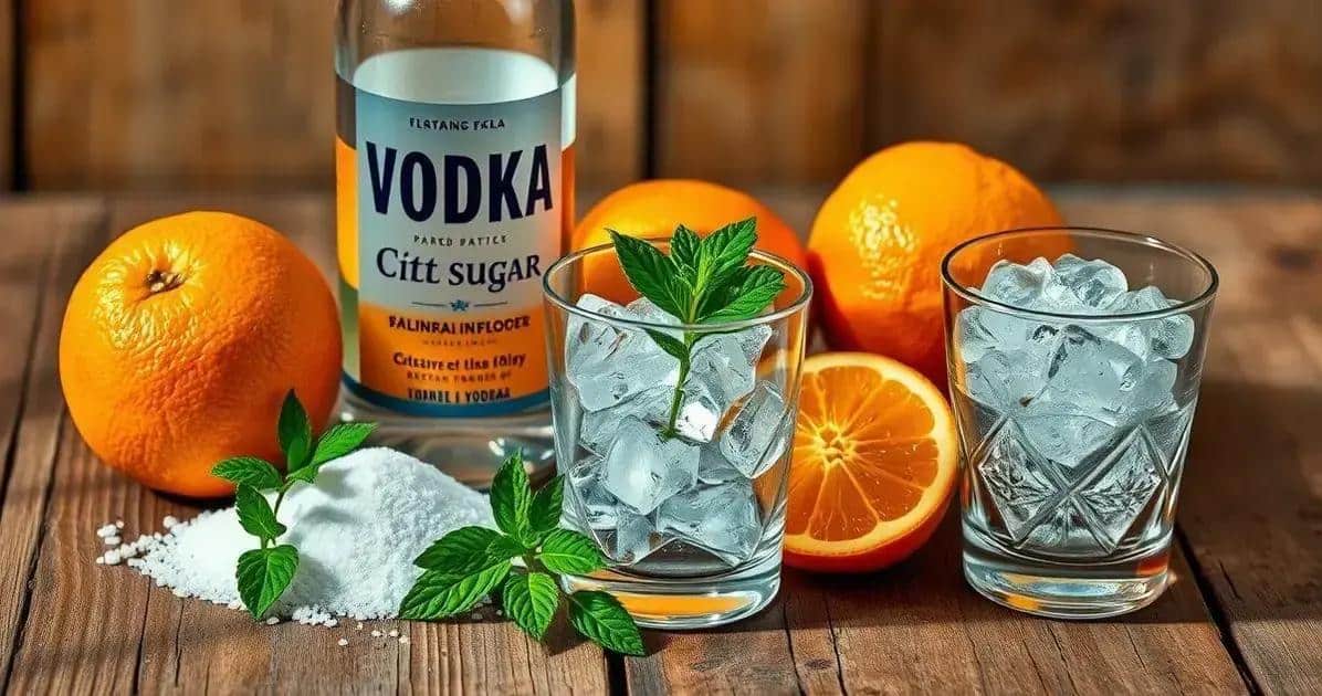 ingredients du cocktail caipiroska a lorange - Best Blog Brasil - Os Blogs mais Incríveis da Web