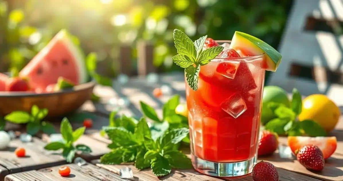 Ingrédients pour la boisson pastèque