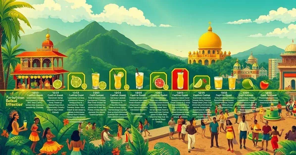 La Caïpirinha Amelinha à travers le temps