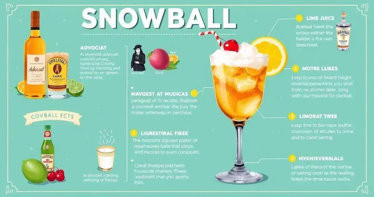 Les curiosités autour de la boisson snowball