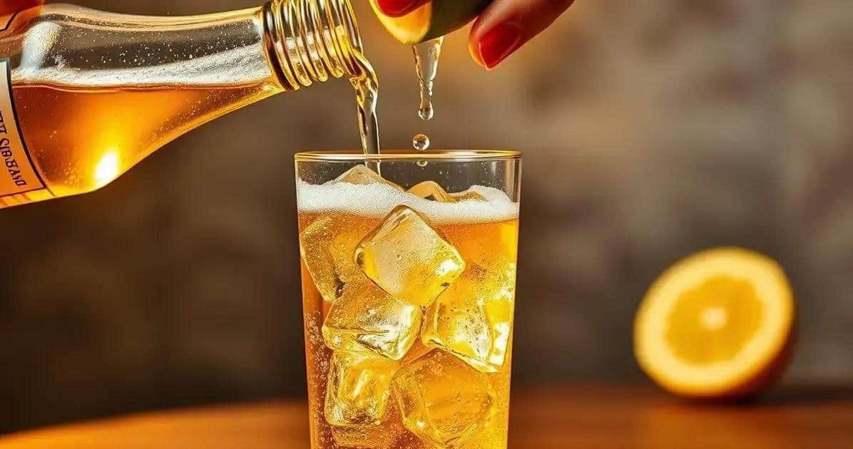 Méthode de préparation de la bière avec soda au gingembre et citron
