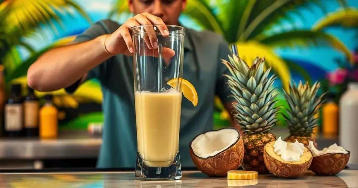 Méthode de préparation de la piña colada