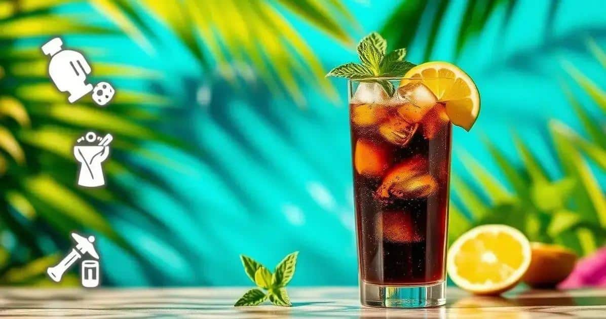 Méthode de préparation du Cuba Libre avec Menthe