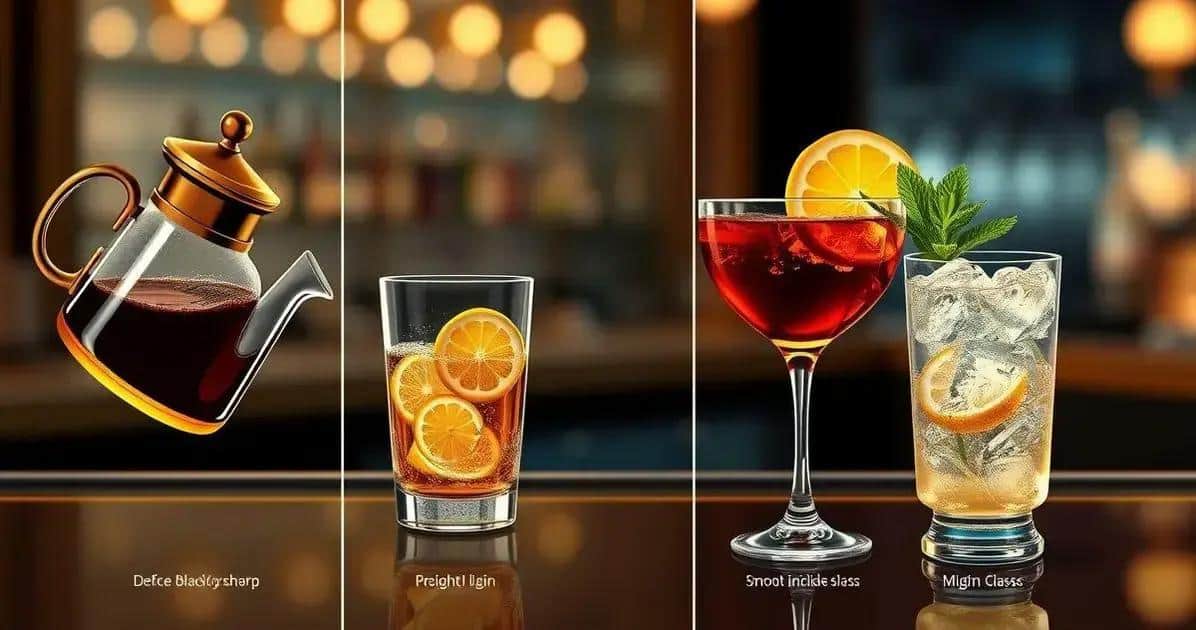 Méthode de préparation du gin avec thé noir