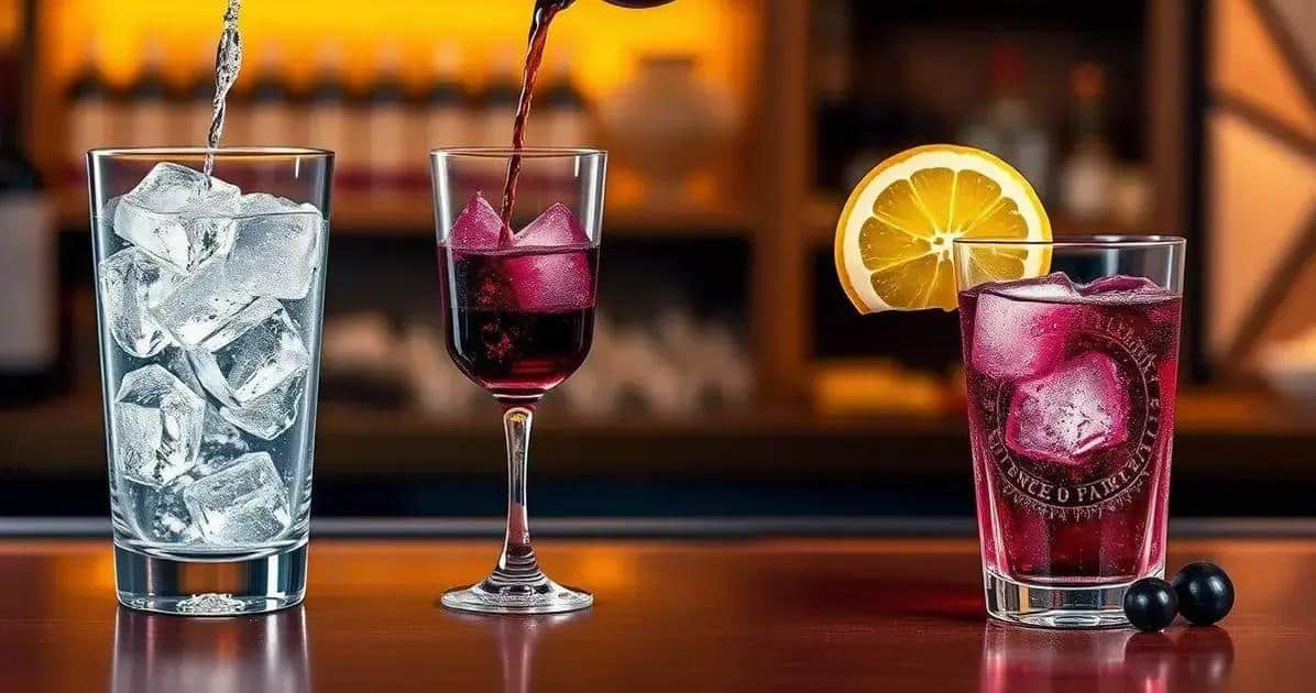 Méthode de préparation du Gin Tonic à la liqueur de cassis