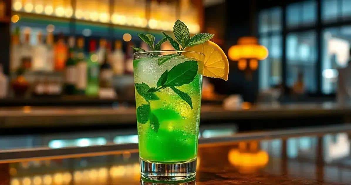 Méthode de préparation du Gin Tonic à la menthe