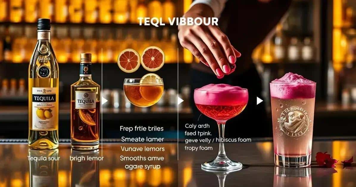 Méthode de préparation du Tequila Sour