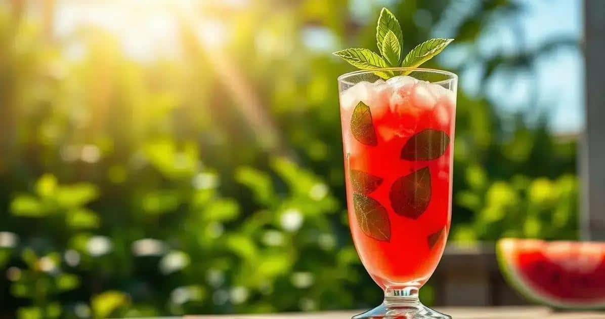 Mojito au jus de pastèque et basilic : Une touche rafraîchissante pour l'été