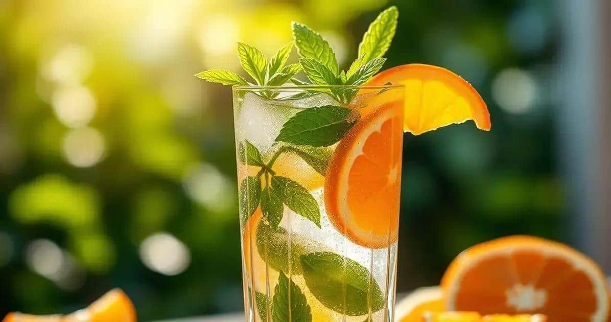 Mojito au soda à la mandarine et menthe : Une variation estivale rafraîchissante