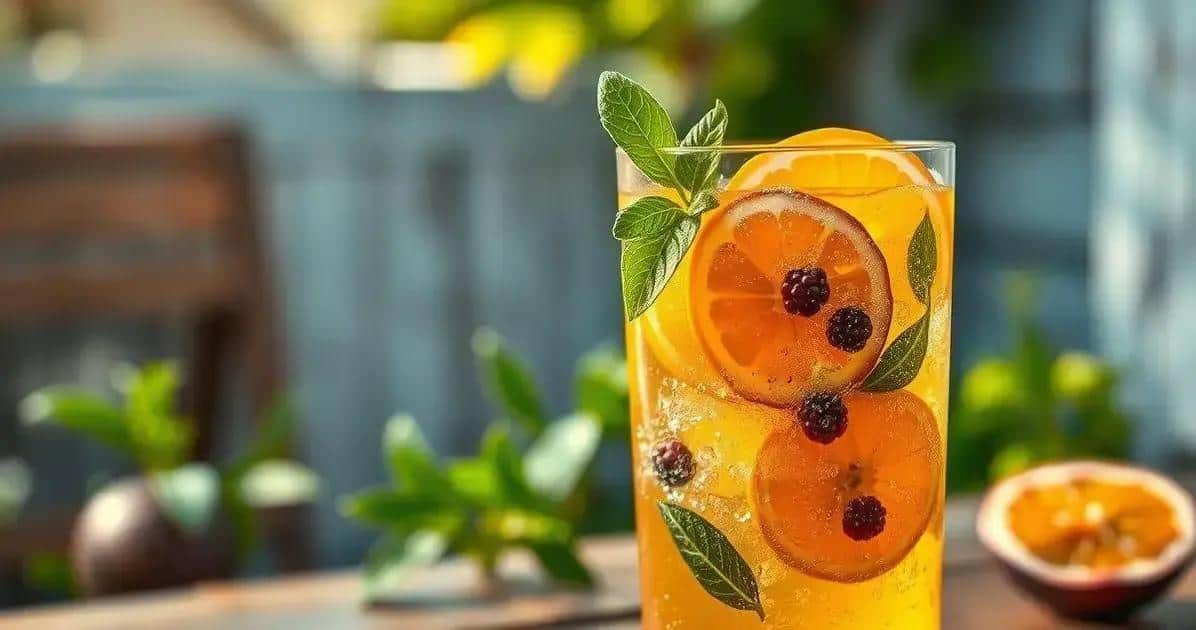 Originalité de la soda au fruit de la passion et basilic