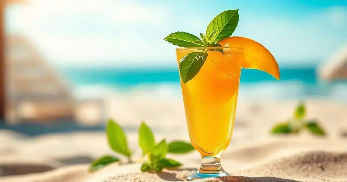 Originalité du cocktail Gin au jus de mangue et basilic