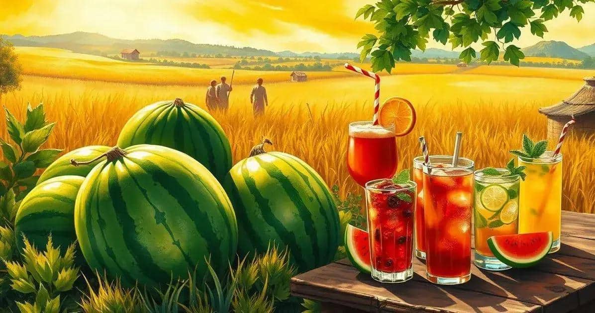 Origine de la boisson pastèque