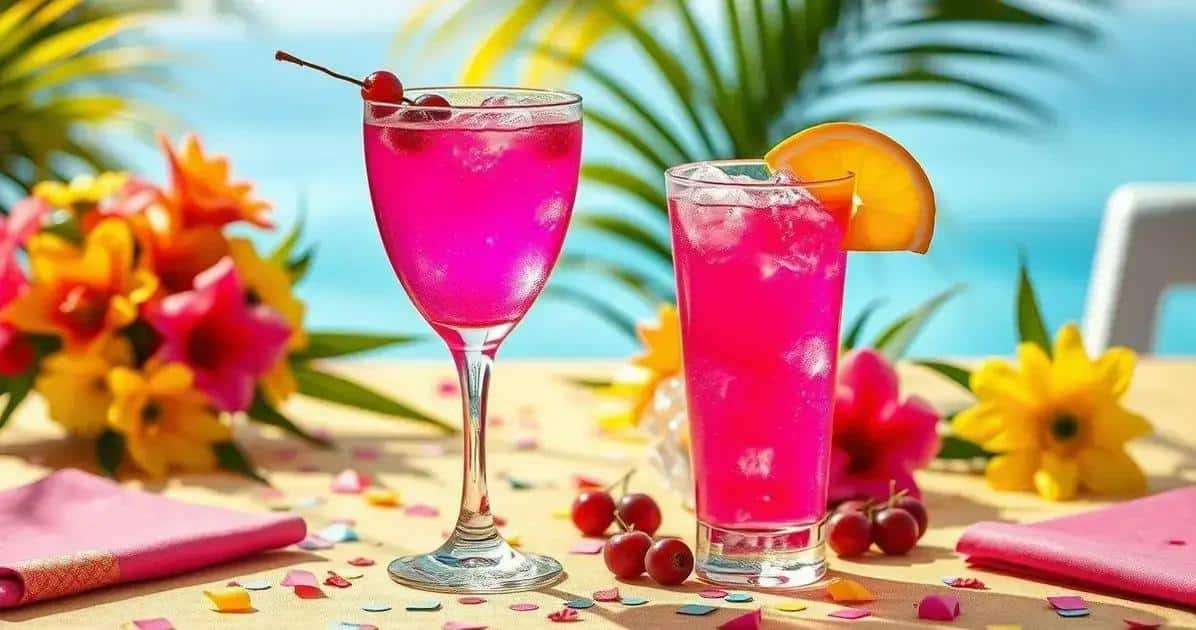 Pink Drink : Une délicieuse boisson de vin et fruits rouges – Surprenante !