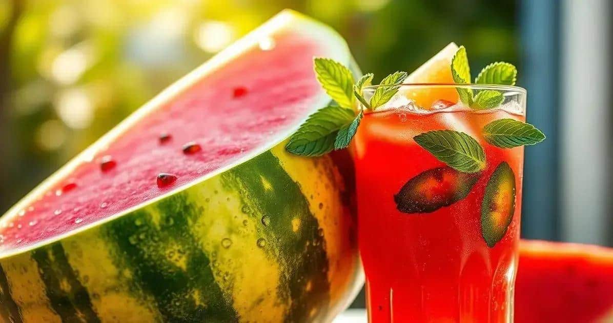 Pourquoi choisir la pastèque dans un Mojito ?