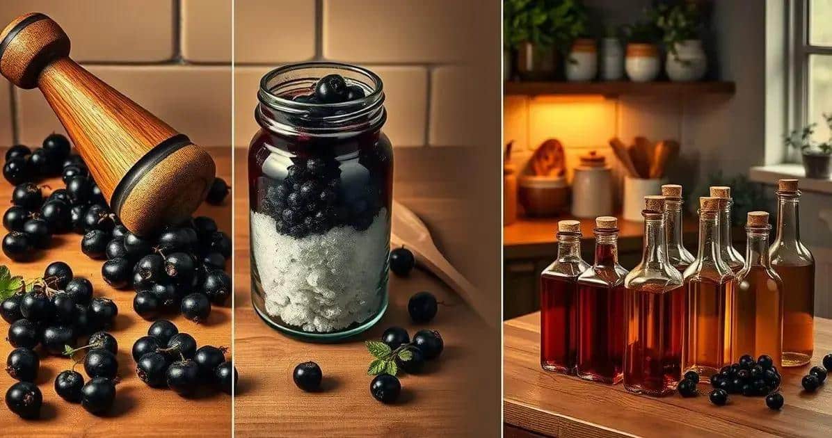 Préparer la liqueur de cassis