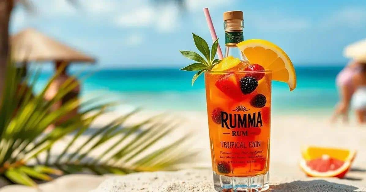 Punch au rhum aux fruits tropicaux : Une évasion tropicale rafraîchissante