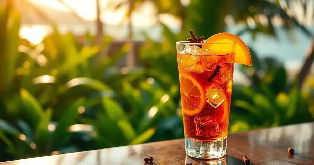 Rhum avec orange et clou de girofle : Une expérience cocktail unique
