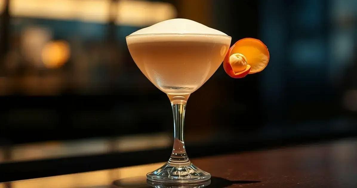 Saké avec écume de litchi et gingembre : Un délice asiatique rafraîchissant