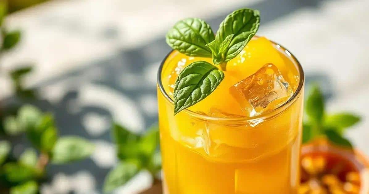Soda au fruit de la passion et basilic : Une variation rafraîchissante pour vos boissons d'été