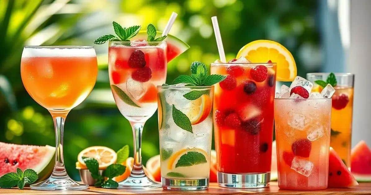 Variantes de cocktails au Pisco et pastèque