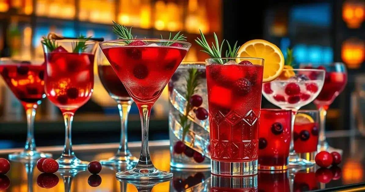 Variantes de cocktails avec des fruits rouges