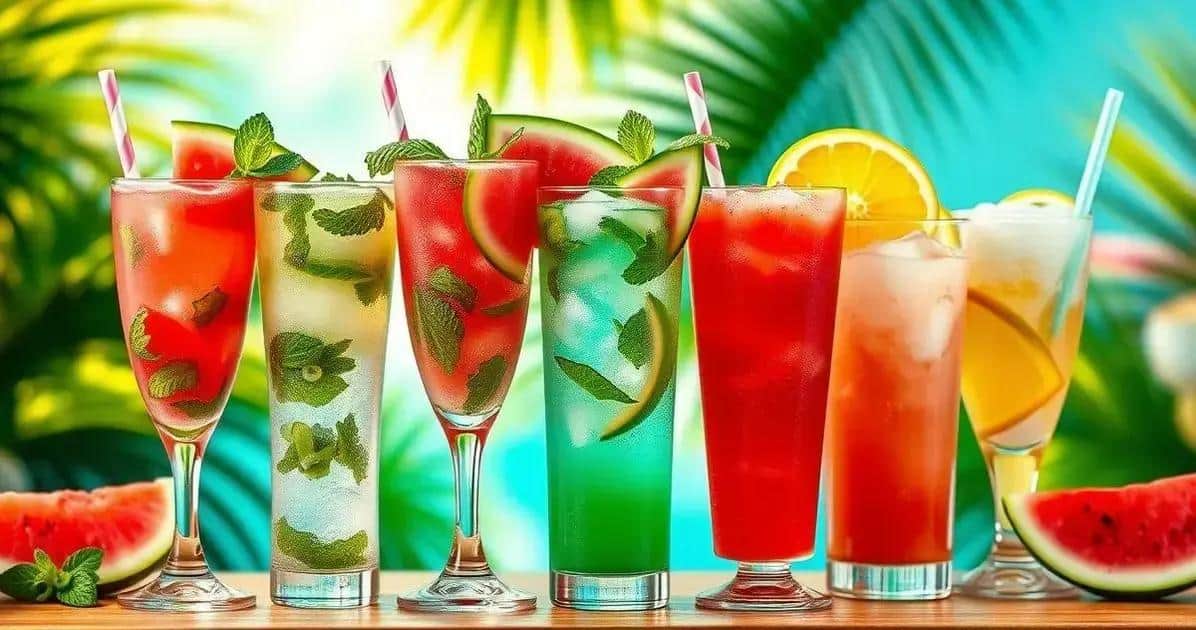 Variantes de la boisson à la pastèque