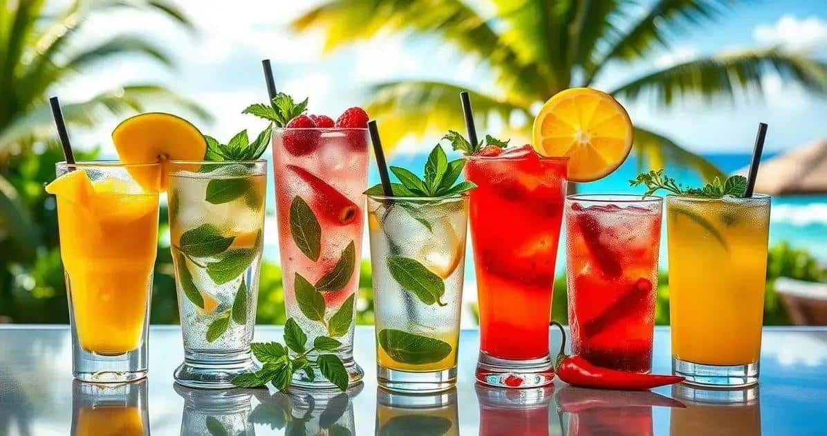 Variantes de la caipiroska au fruit de la passion