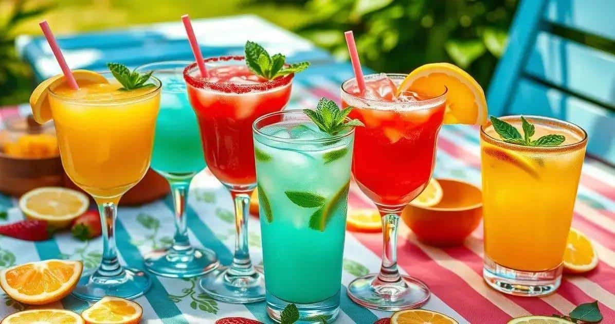 Variantes du daiquiri au jus de fruit de la passion et menthe