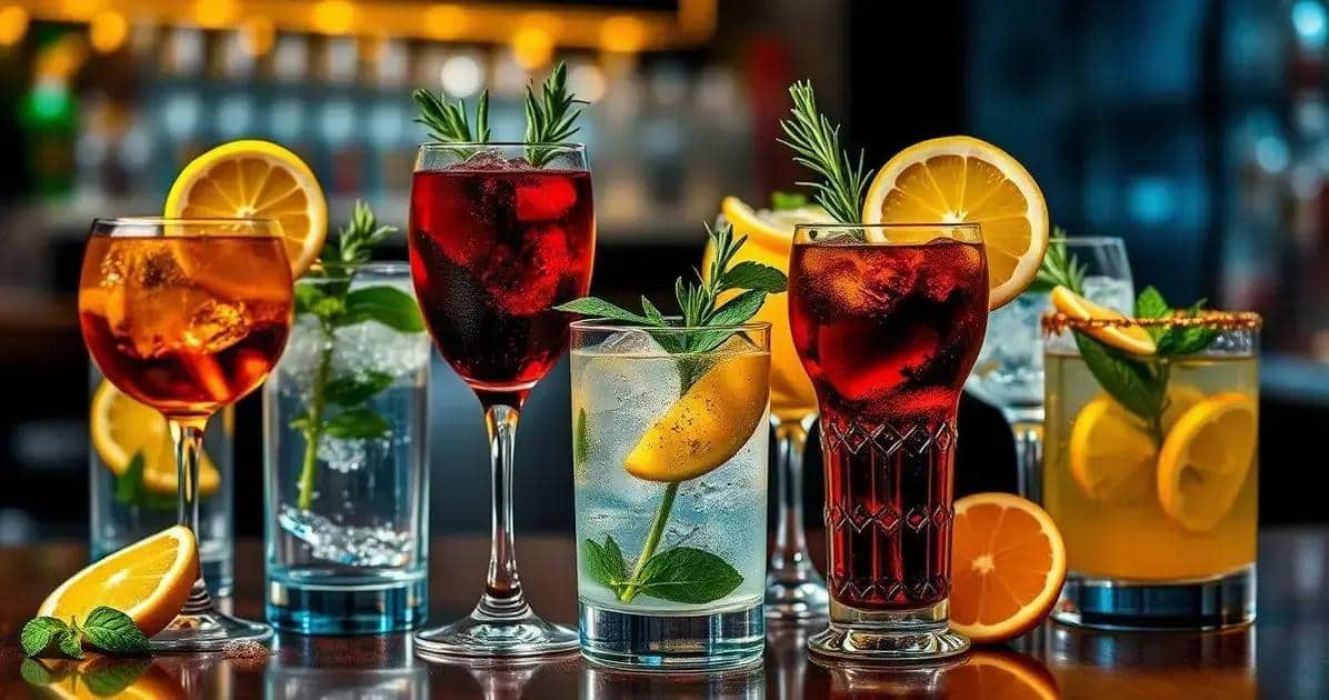 Variantes du gin avec thé noir et citron