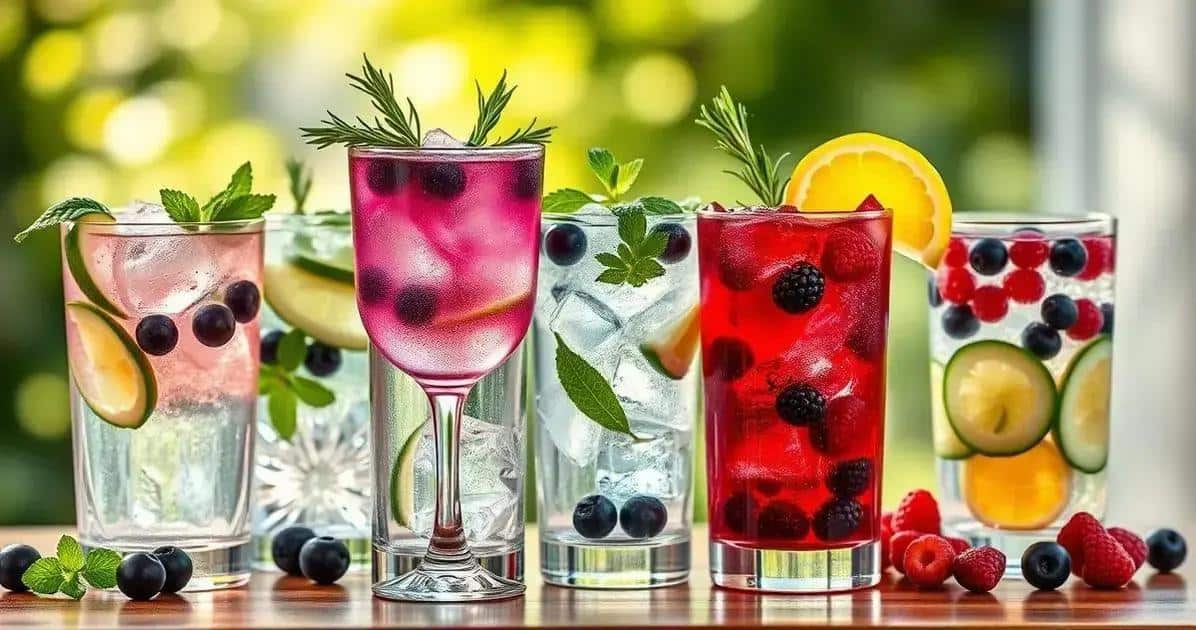 Variantes du Gin Tonic à la liqueur de cassis