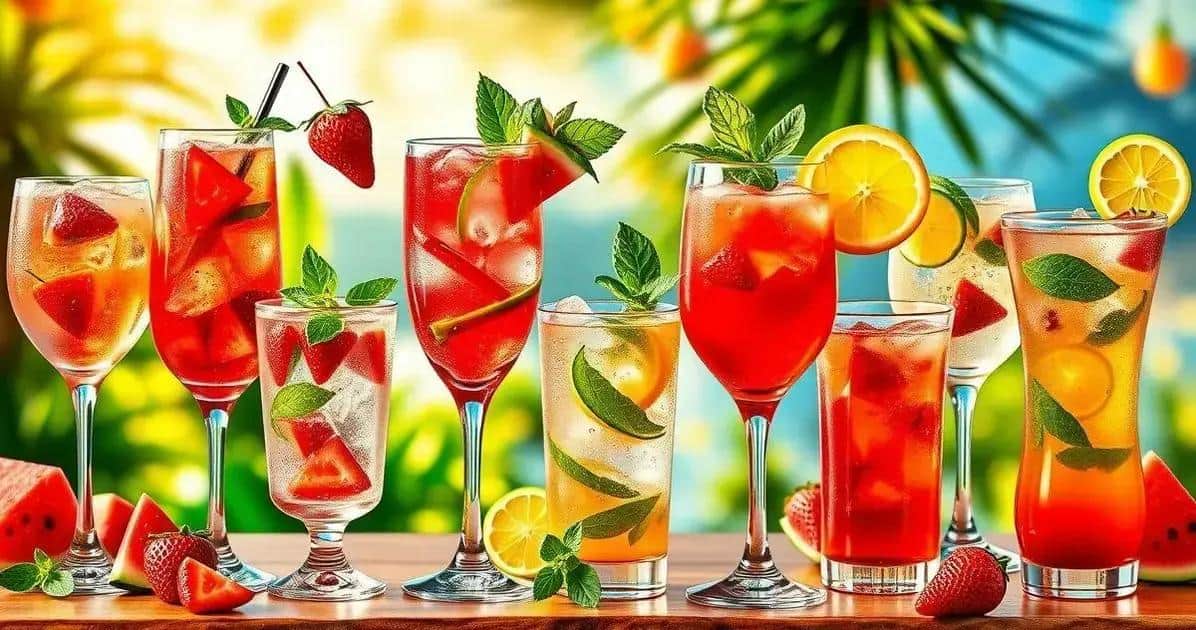 Variantes du Mojito à la pastèque