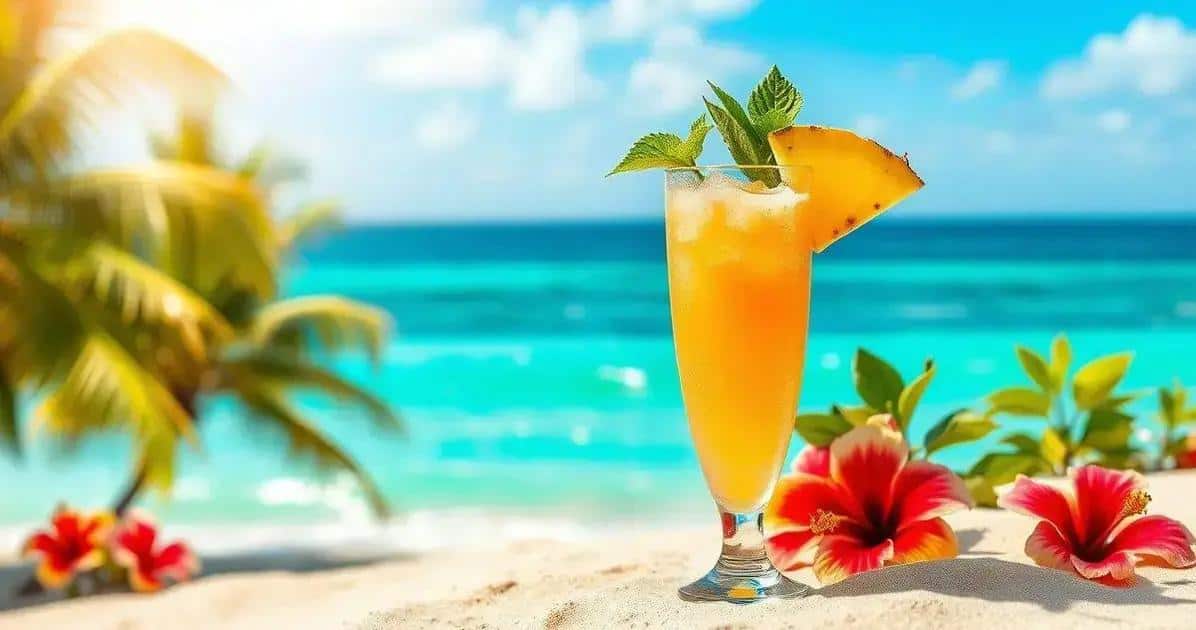 Vin blanc avec liqueur de coco et ananas : Une touche tropicale pour l'été