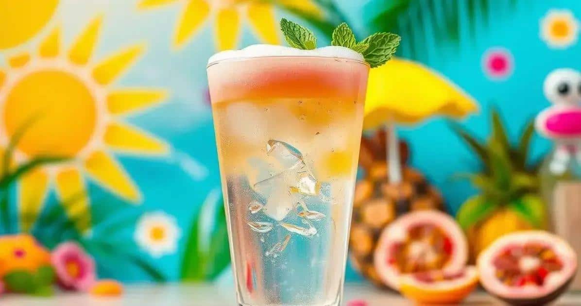 Vodka avec écume de fruit de la passion et menthe : Votre nouveau délice estival
