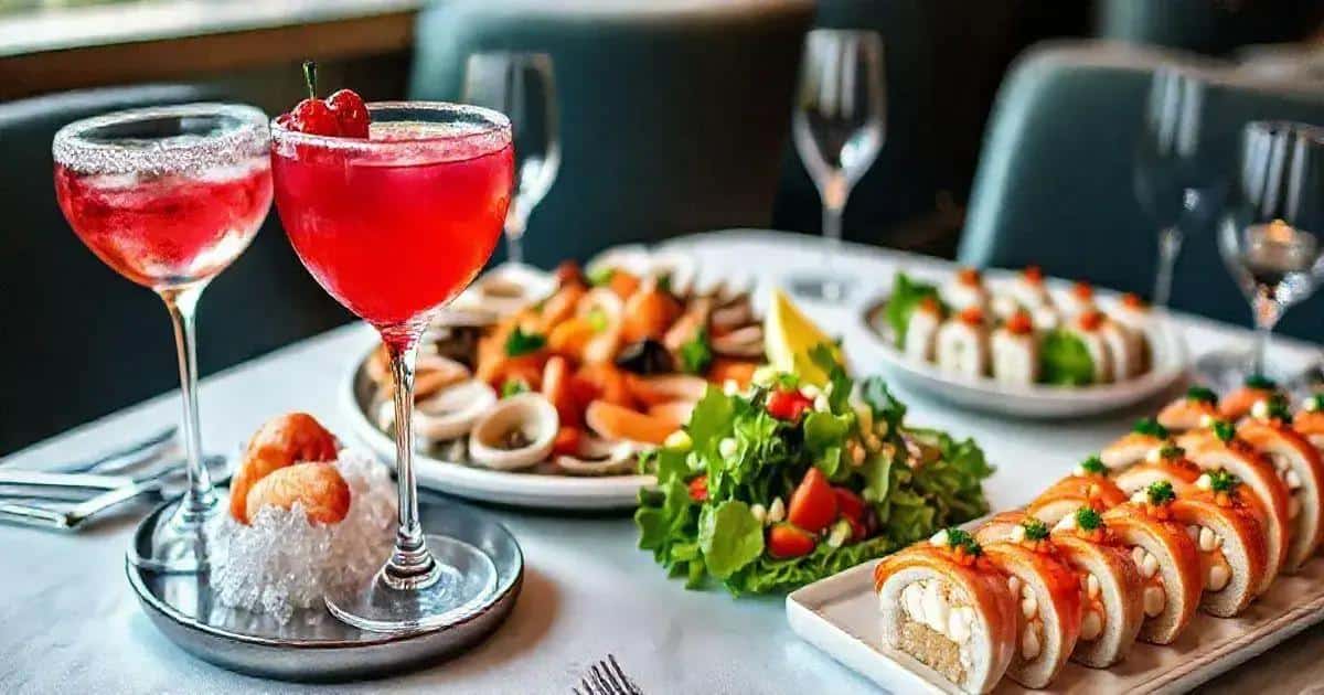Accords mets et boissons pour le cosmopolitan