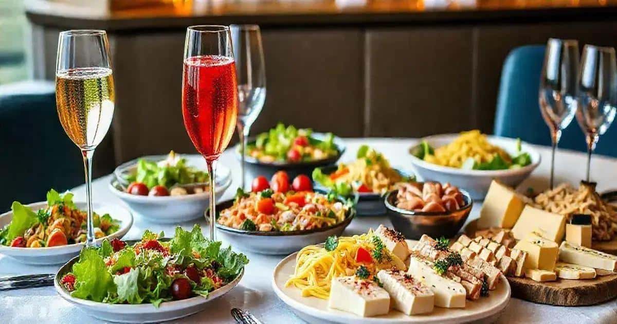 Accords mets et vins avec le vin pétillant
