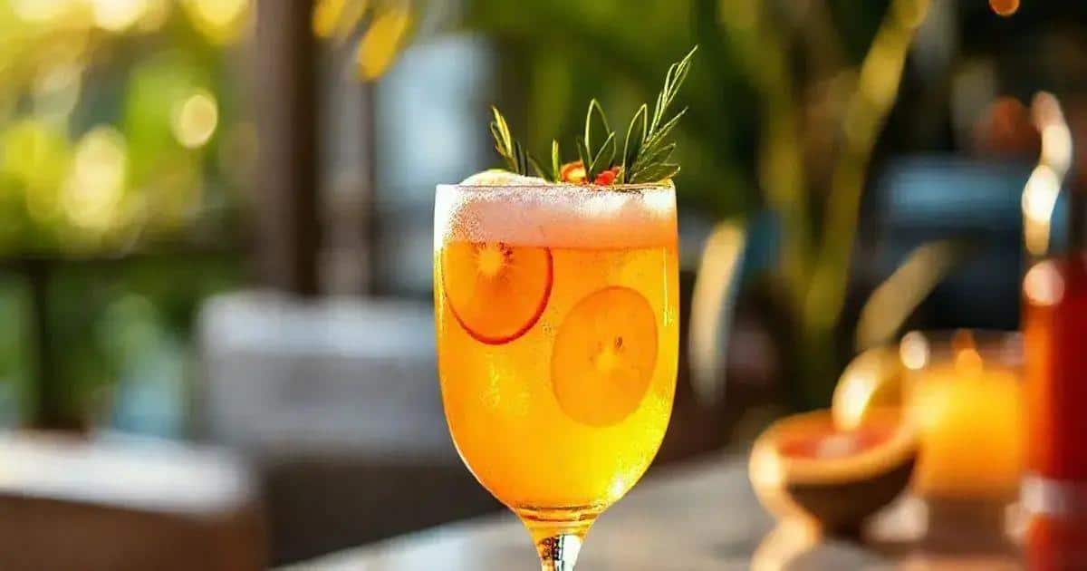 Aperol avec soda de kiwi et écume de gingembre : Un cocktail rafraîchissant à essayer !