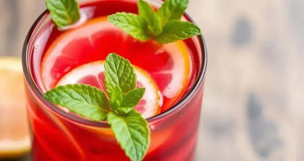Boisson énergétique avec thé d'hibiscus et citron : Boostez votre hydratation dès aujourd'hui