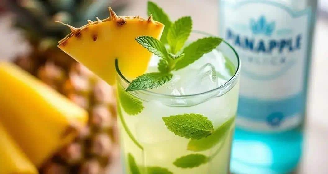 Cachaça avec ananas et menthe : Un cocktail estival rafraîchissant