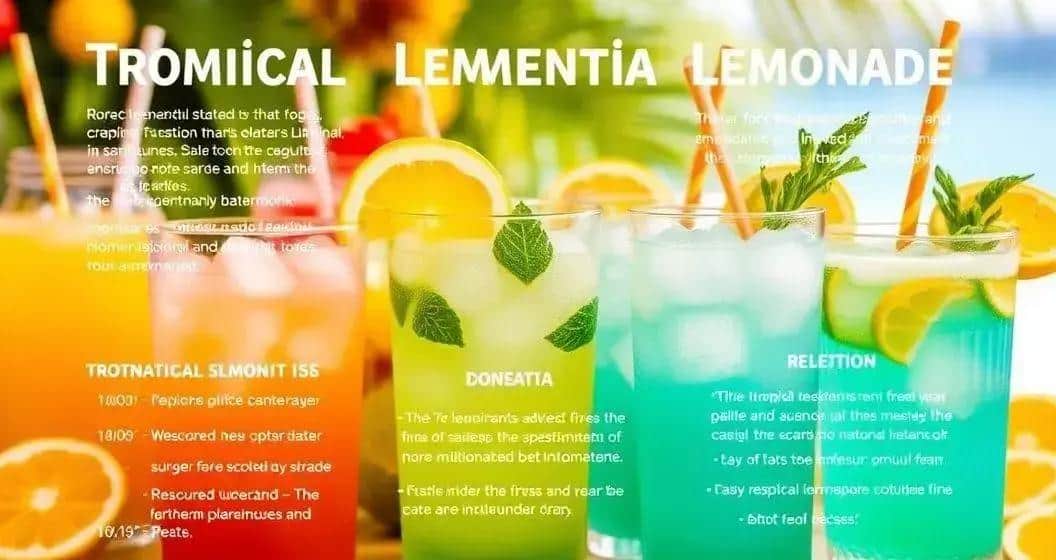 Curiosités Autour de la Limonade Tropicale