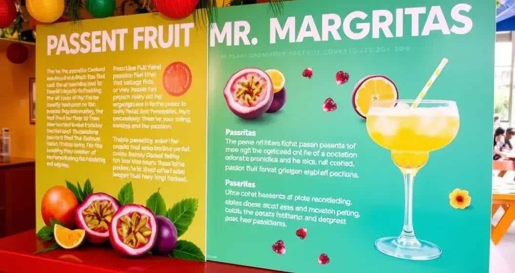 Curiosités sur la Margarita au fruit de la passion Curiosités sur la Margarita au fruit de la passion