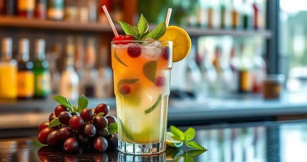 Curiosités sur la recette de la Caipiroska au raisin