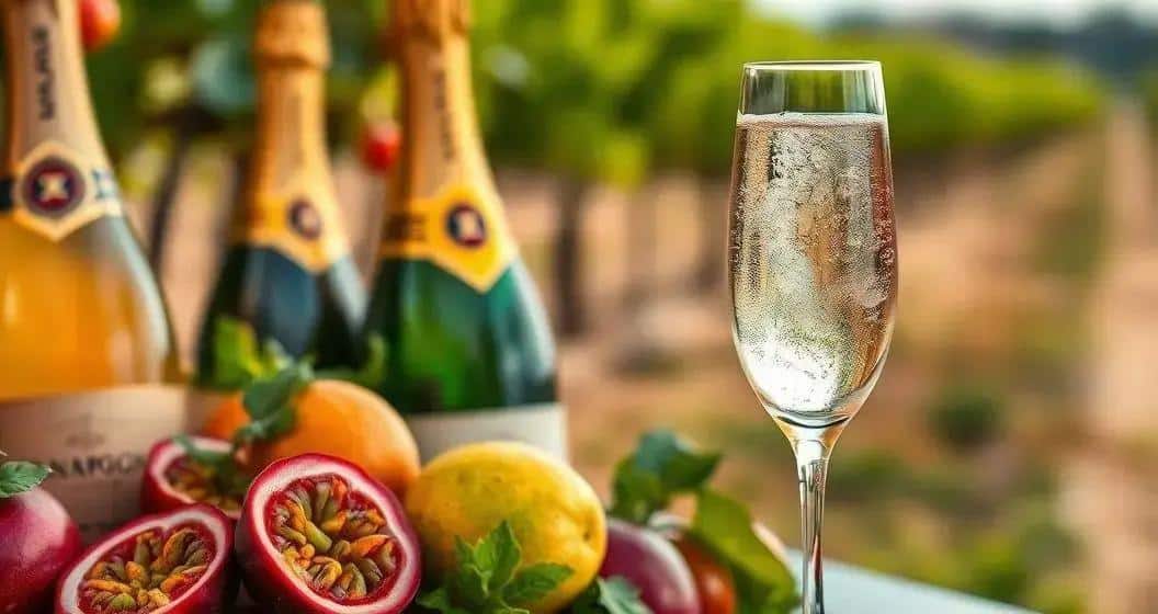 Curiosités sur le champagne et les fruits de la passion