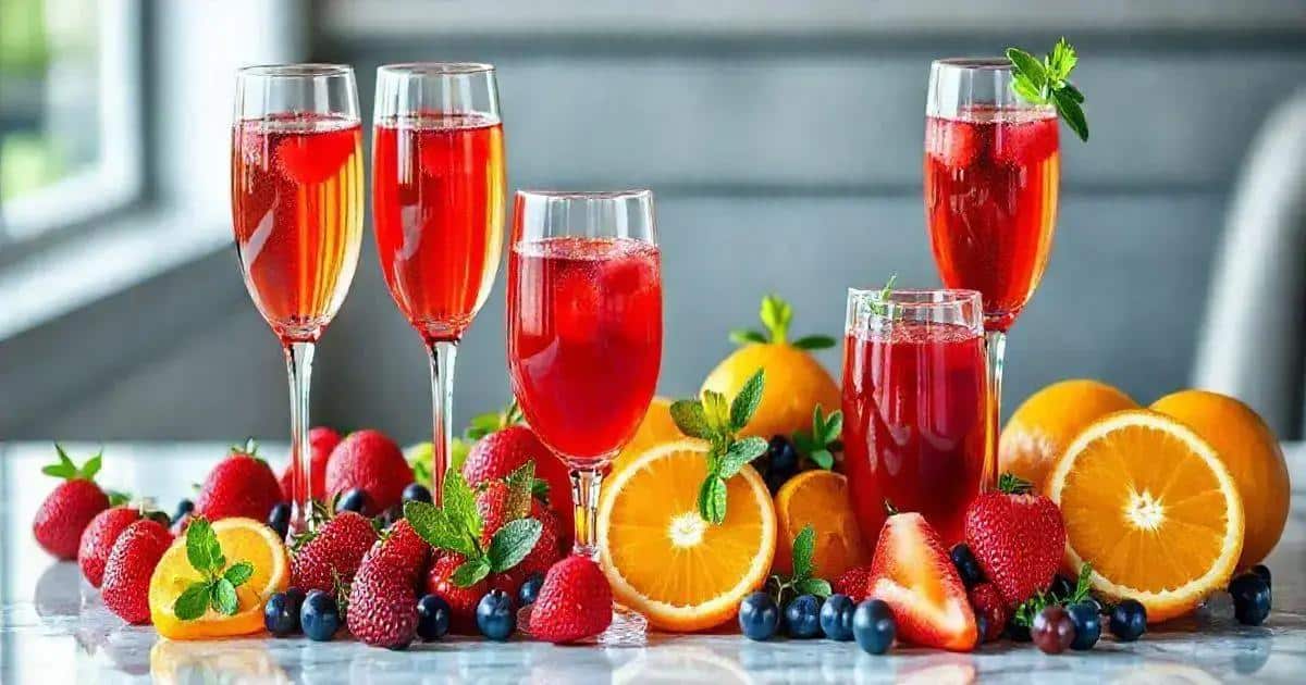 Curiosités sur le vin pétillant à la liqueur de fruits