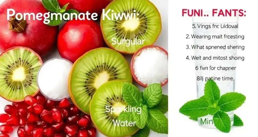 Curiosités sur les ingrédients de la boisson grenade et kiwi
