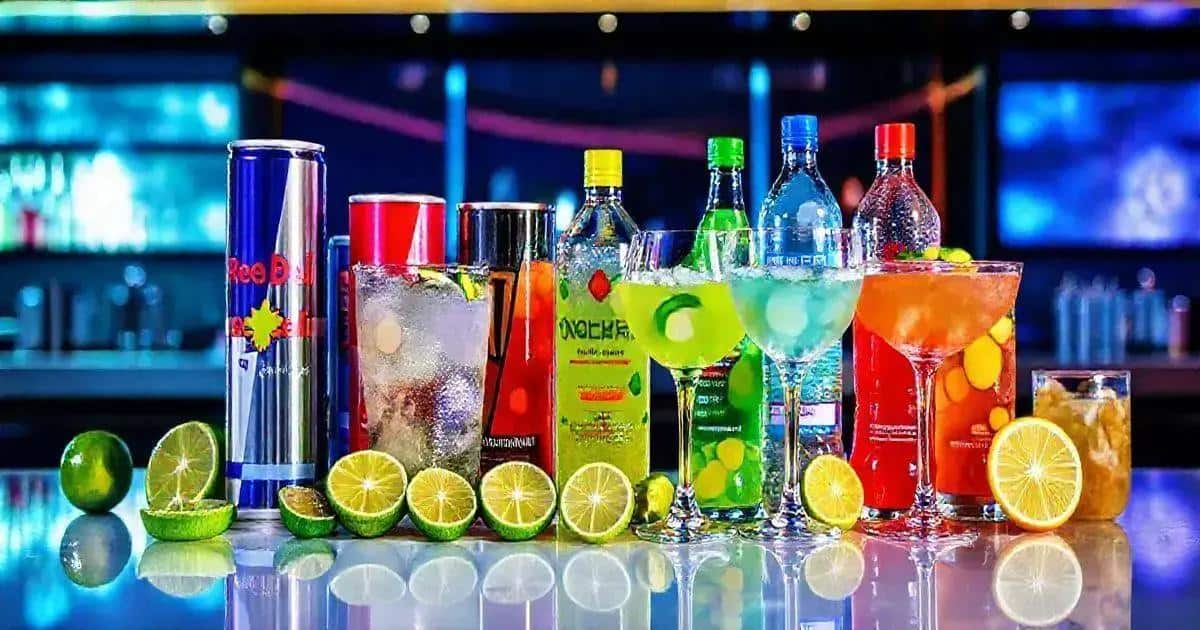 Différentes boissons énergisantes à utiliser